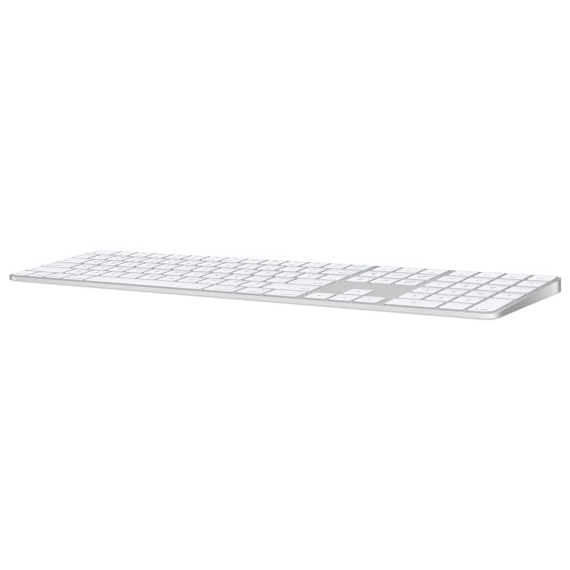 Apple Magic Keyboard with Touch ID and Numeric Keypad for Mac Models with Apple Silicon - US English - White Keys, Bluetooth, Bluetooth