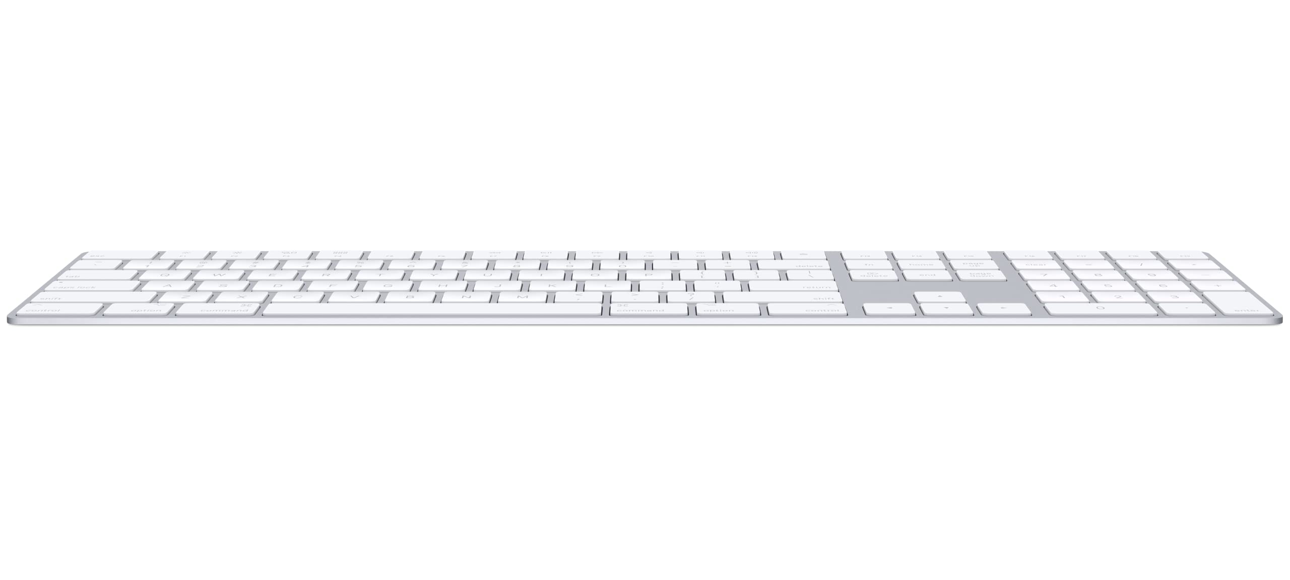 Apple Magic Keyboard with Numeric Keypad: Wireless, Bluetooth, Rechargeable. Works with Mac, iPad, or iPhone; US English - White