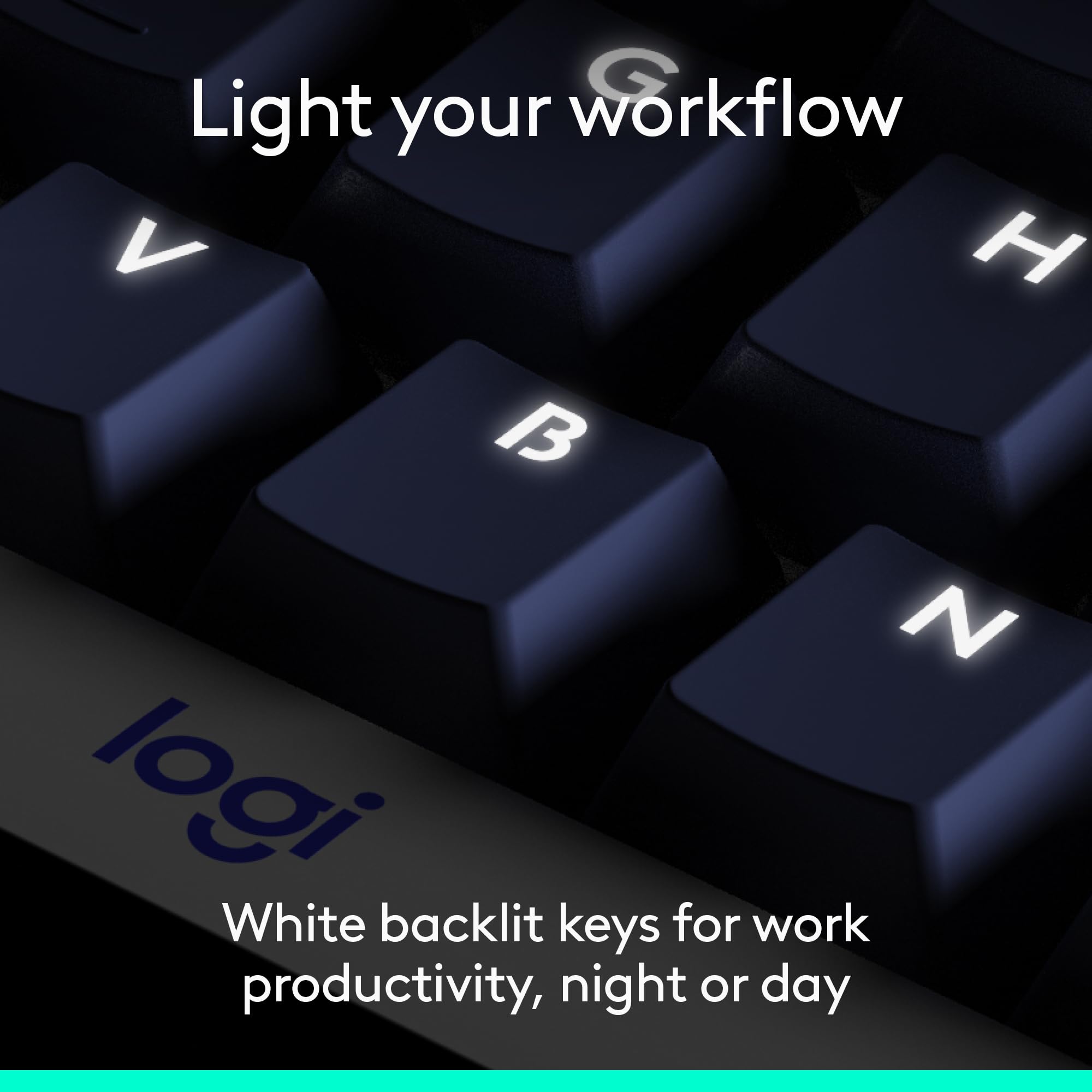 Logitech Alto Keys K98M Wireless Mechanical Clicky Keyboard, Customizable Keyboard with Vibration Absorbing Gasket, Backlit Keys, Bluetooth, USB-C Charging, for PC, Mac, Laptops - Graphite