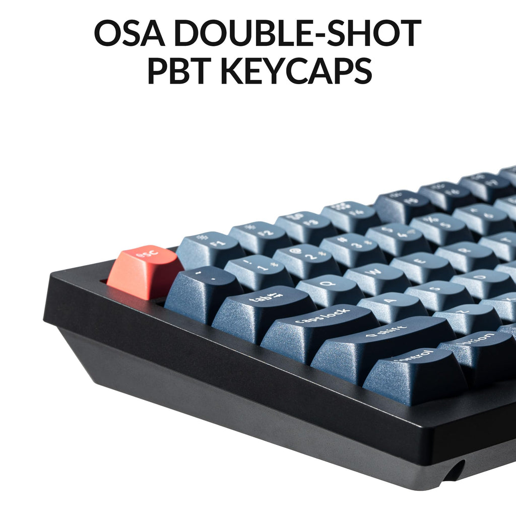 Keychron V6 Max Wireless Custom Mechanical Keyboard, 2.4 GHz Bluetooth QMK Full-Size Layout RGB with Hot-swappable Gateron Brown Switch Compatible with Mac Windows Linux