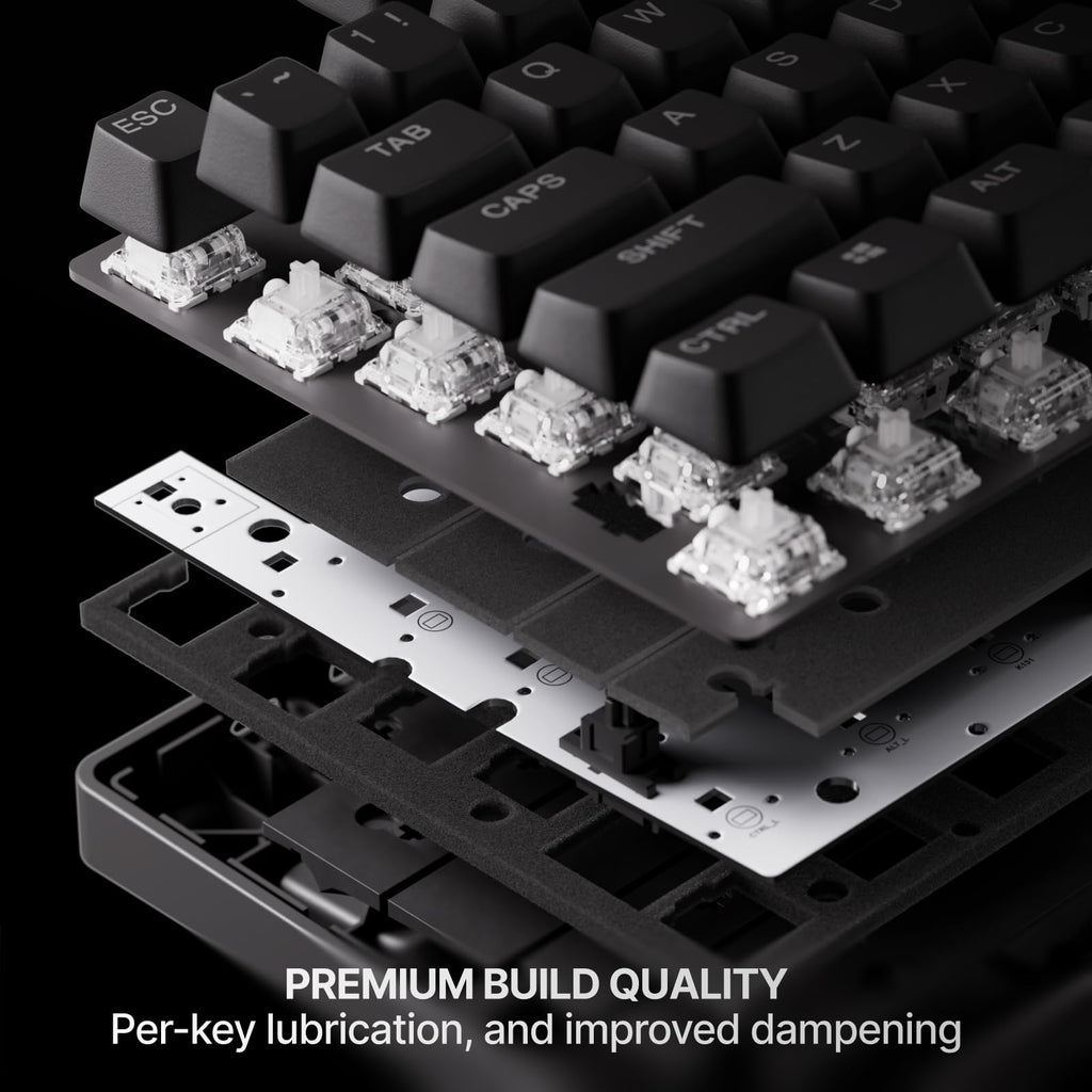 SteelSeries Apex Pro TKL Gen 3 Gaming Keyboard - OmniPoint 3.0 Analog Magnetic Switches, Quickset Auto-Presets (Rapid Trigger, Rapid Tap/SOCD, Protection Mode), OLED, RGB, PBT Keycaps, USB-C, Black
